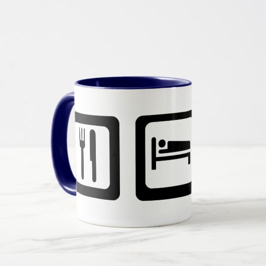 Eat Sleep Golf Mok (Voorkant links)