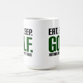 Eat Sleep Golf - niets anders doet er toe! Koffiemok (Center)