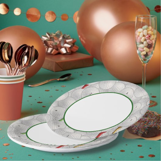 Eat Sleep Golf Papieren Bordje (Multi)