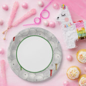 Eat Sleep Golf Papieren Bordje (Feest)