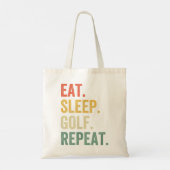 Eat Sleep Golf Repeat Funny Golfing Golfer Tote Bag (Achterkant)