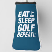 Eat Sleep Golf Repeat Golfheadcover (Draai 90)