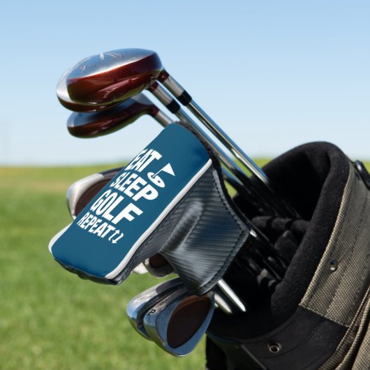 Eat Sleep Golf Repeat Golfheadcover (Insitu)