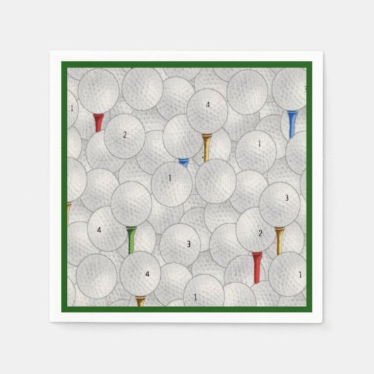 Eat Sleep Golf Servet (Voorkant)