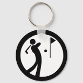Eat Sleep Golf Sleutelhanger (Voorkant)
