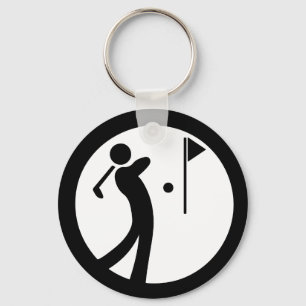 Eat Sleep Golf Sleutelhanger