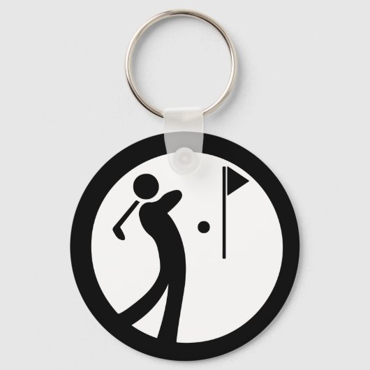 Eat Sleep Golf Sleutelhanger (Voorkant)