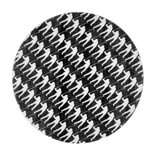 Eat Sleep Golf Snijplank (Voorkant)