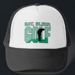 Eat Sleep Golf Trucker Pet<br><div class="desc">Voor de golfverslaafde,  draag het trots!</div>