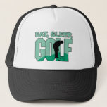 Eat Sleep Golf Trucker Pet<br><div class="desc">Voor de golfverslaafde,  draag het trots!</div>