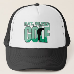 Eat Sleep Golf Trucker Pet