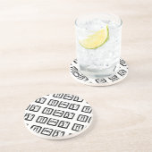 Eat Sleep Golf Zandsteen Onderzetter (Zijkant)