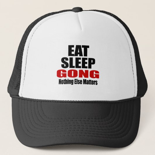 EAT SLEEP GONG TRUCKER PET (Voorkant)