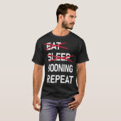 Eat Sleep Gooning Repeat Funny Gooner T-shirt (Voorkant volledig)