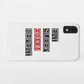 Eat Sleep Groom Herhalen Case-Mate iPhone Case (Achterkant (horizontaal))