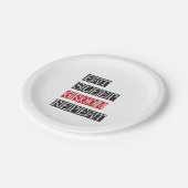 Eat Sleep Groom Herhalen Papieren Bordje (Gekanteld)