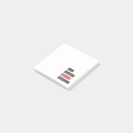 Eat Sleep Groom Herhalen Post-it® Notes (Schuin)