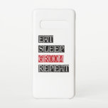 Eat Sleep Groom Herhalen Samsung Galaxy S10 Hoesje<br><div class="desc">Uniek en opvallend ontwerp voor elk dierlijk liefhebber en dierenliefhebber. Geweldig cadeauidee voor mannen,  vrouwen,  kinderen en tieners. Een perfecte match voor kleding,  T-shirts,  accessoires en andere artikelen.</div>