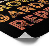 Eat Sleep Grow A Garden Herhaal Grappig Spel 5 Poster (Hoek)