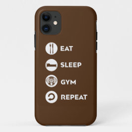 EAT SLEEP GYM REPEAT Case-Mate iPhone CASE
