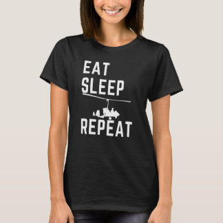Eat Sleep Gyrocopter Repea  Tragus Wrench Gyrocopt T-shirt