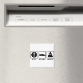 Eat Sleep Hack Magneet (Insitu (Vaatwasser))