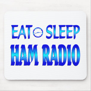 Eat Sleep Ham Radio Muismat
