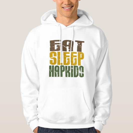 Eat Sleep Hapkido 1 Hoodie (Voorkant)