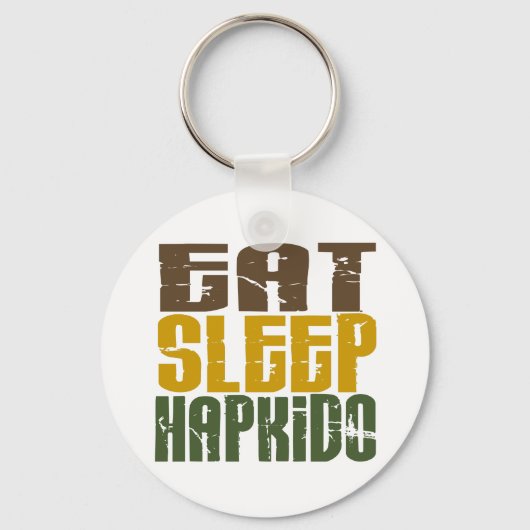 Eat Sleep Hapkido 1 Sleutelhanger (Voorkant)