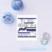 Eat Sleep Headis Gift Flyer (Enkel)