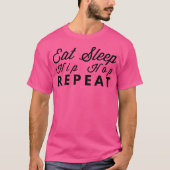Eat Sleep Hip Hop Repeat Cool Tshirt (Voorkant)
