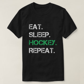 Eat Sleep Hockey Herhaal cadeausport t - shirts