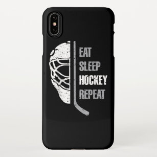 Eat Sleep Hockey Herhalen iPhone Hoesje