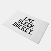 Eat Sleep Hockey - Hockey Lovers Deurmat (Schuin)
