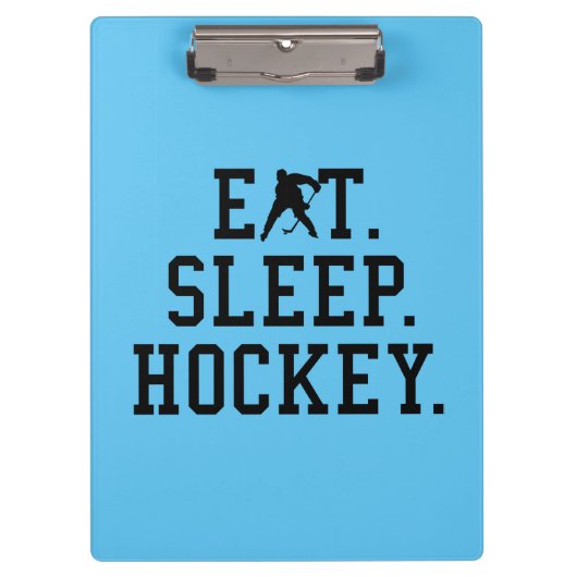 Eat Sleep Hockey - Hockey Lovers Klembord (Voorkant)