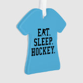 Eat Sleep Hockey - Hockey Lovers Ornament (voorkant)