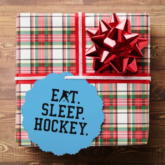 Eat Sleep Hockey - Hockey Lovers Ornament Kaart (Insitu (Geschenk))