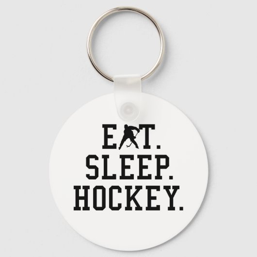 Eat Sleep Hockey - Hockey Lovers Sleutelhanger (Voorkant)