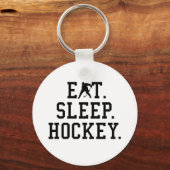Eat Sleep Hockey - Hockey Lovers Sleutelhanger (Voorkant)