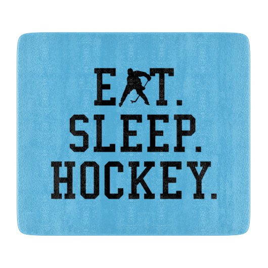 Eat Sleep Hockey - Hockey Lovers Snijplank (Voorkant)