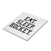 Eat Sleep Hockey - Hockey Lovers Tegeltje (Zijkant)