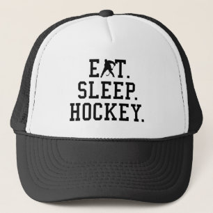 Eat Sleep Hockey - Hockey Lovers Trucker Pet
