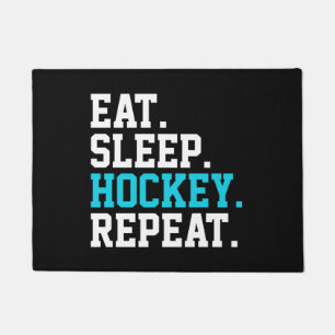 Eat Sleep Hockey Repat - Hockey Lovers Deurmat