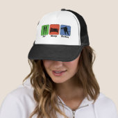 Eat Sleep Hockey Trucker Pet (In situ)