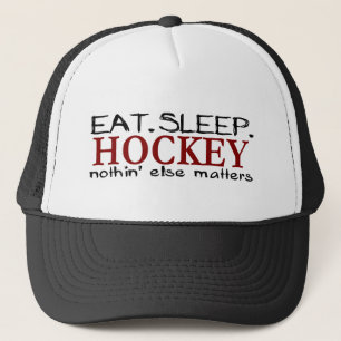 Eat Sleep Hockey Trucker Pet