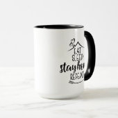 Eat Sleep Home Herhaal Mok (Voorkant rechts)