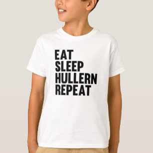 Eat Sleep Hullern herhaal sport met de Hula Hoop T-shirt