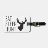 Eat Sleep Hunt Bagagelabel (Voorkant horizontaal)