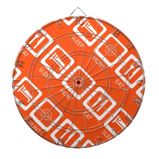 Eat Sleep Hunt Dartbord (Voorkant)