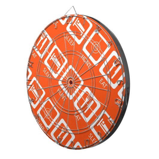 Eat Sleep Hunt Dartbord (Voorkant Rechts)